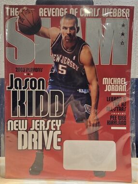 SLAM Magazine Issue #63 - Jason Kidd New Jersey Nets Cover (May 2003)